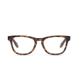 New Quay Tortoise Hardwire Mini Square Blue Light Glasses - 34264